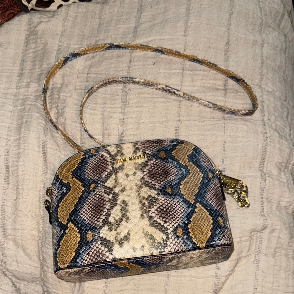 Steve Madden Snake Print Crossbody Bag